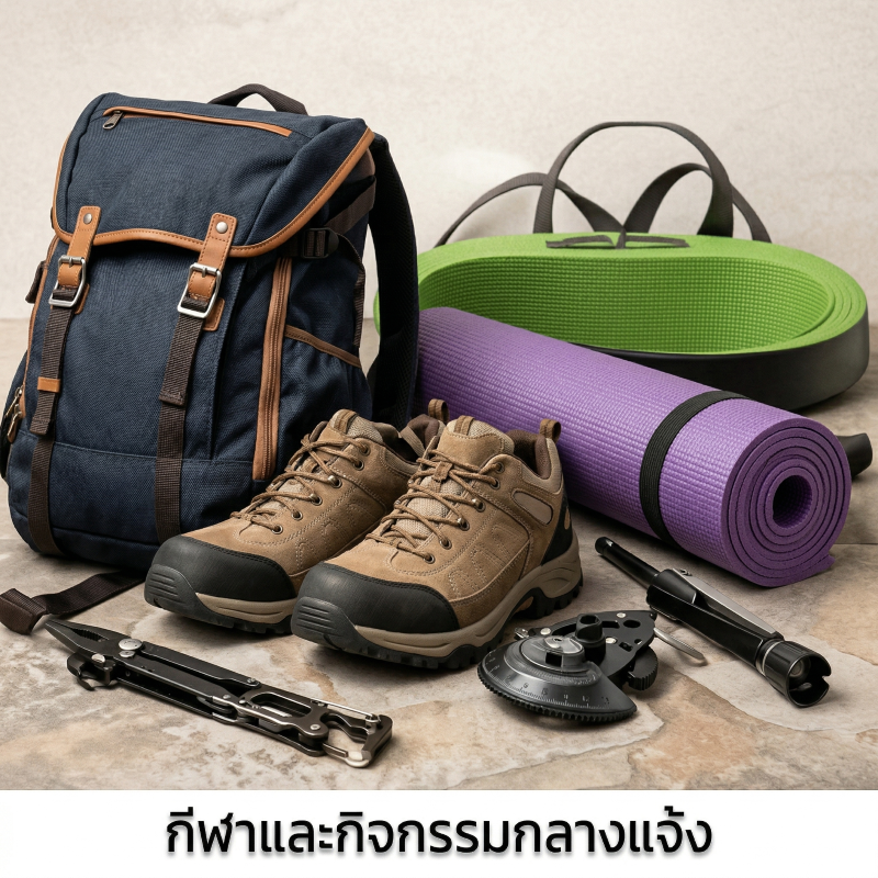 กีฬาและกิจกรรมกลางแจ้ง