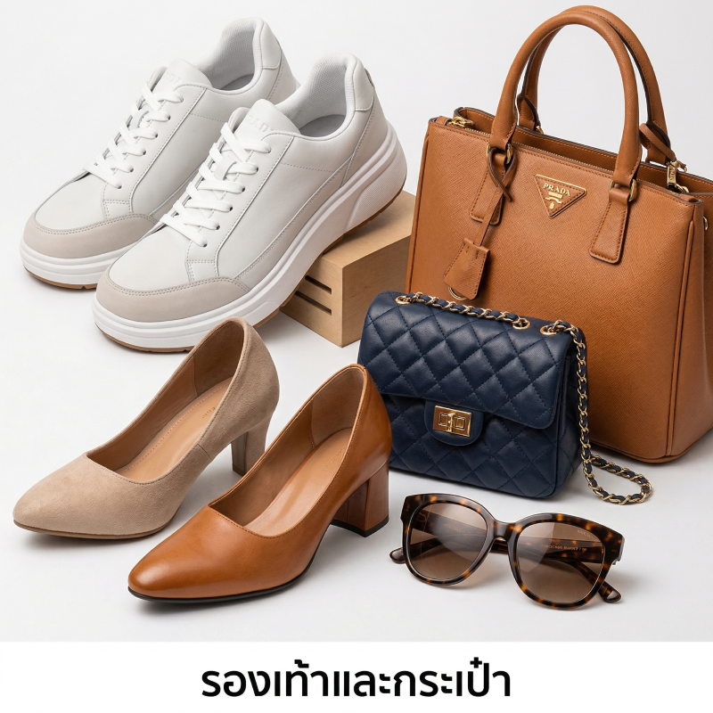 รองเท้าและกระเป๋า
